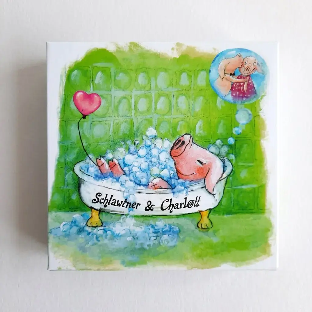 Bild Schwein in der Wanne