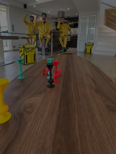 TOSSIT FAMILY PACK pink / lila / hellblau / gelb