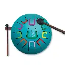 Tambu Steel Drum - turquoise matt 
