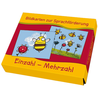 Bildkarten Einzahl – Mehrzahl