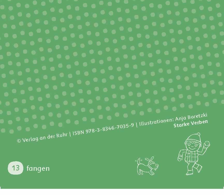 Bildkarten Starke Verben 