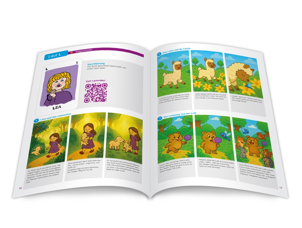 Bildgeschichten Einfachkonsonanten