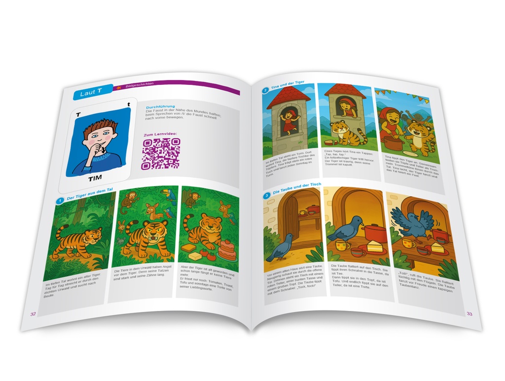 Bildgeschichten Einfachkonsonanten