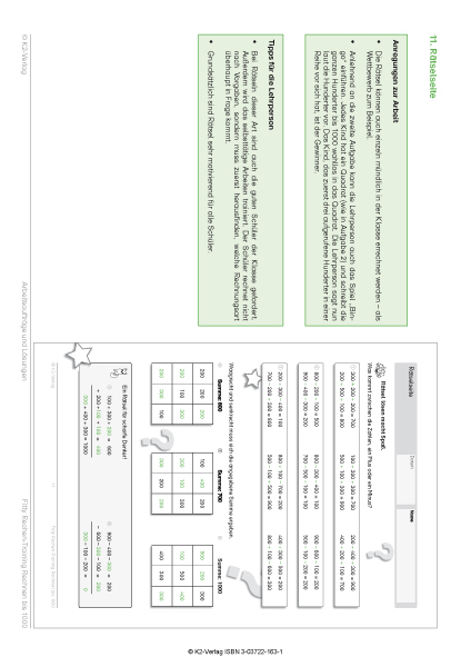 Fitty Rechentraining bis 1000 PDF