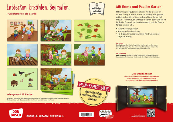 Im Garten mit Emma und Paul Kamishibai Bildkartenset