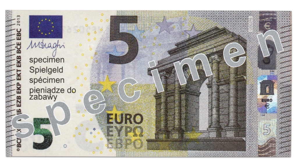 Rechengeld in Eurokasse