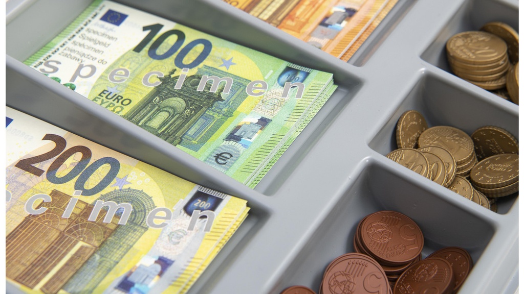 Rechengeld in Eurokasse