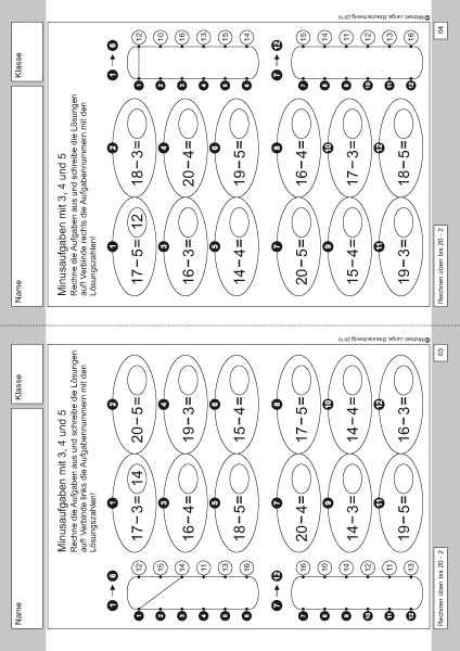 Rechnen üben bis 20 PDF 2