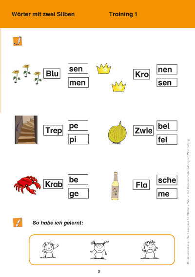 Lesepass für Starter Konsonantenhäufung PDF 