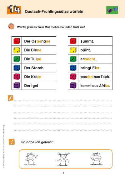 Einfache Lernstationen Frühling PDF