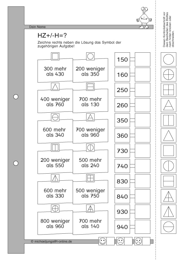 Kopfrechentraining bis 1000 PDF