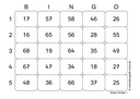 Lern-BINGO 5B Subtraktion (ZE-E=ZE m.Ü) bis 100 PDF
