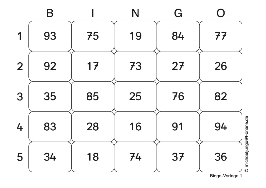 Lern-BINGO 6B Addition Subtraktion ( ZE+/-E=ZE m.Ü) bis 100 PDF