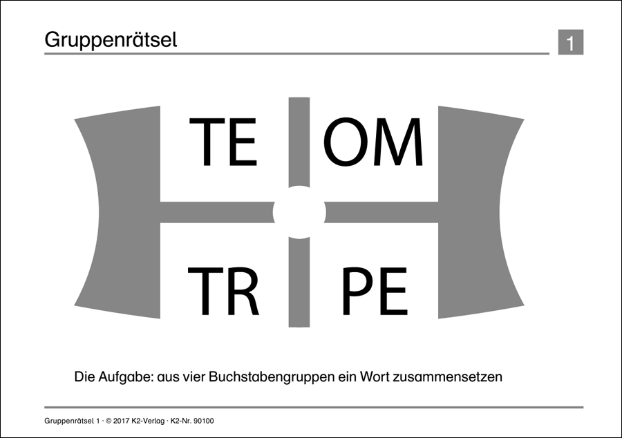 K2-Selbstlernhefte Wörterrätsel 1