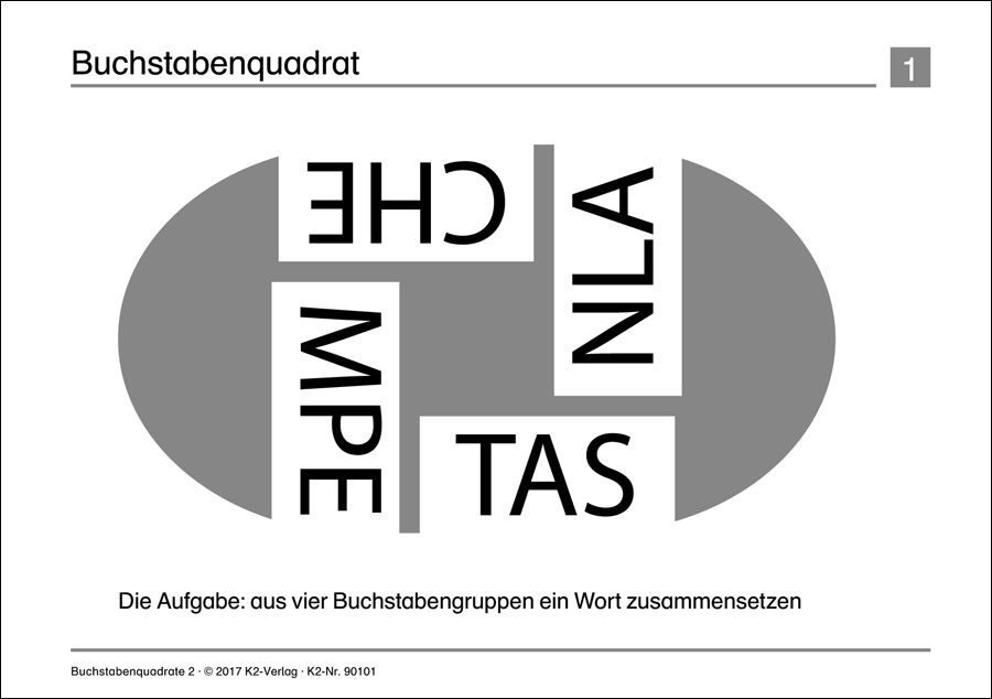 K2-Selbstlernhefte Wörterrätsel 2