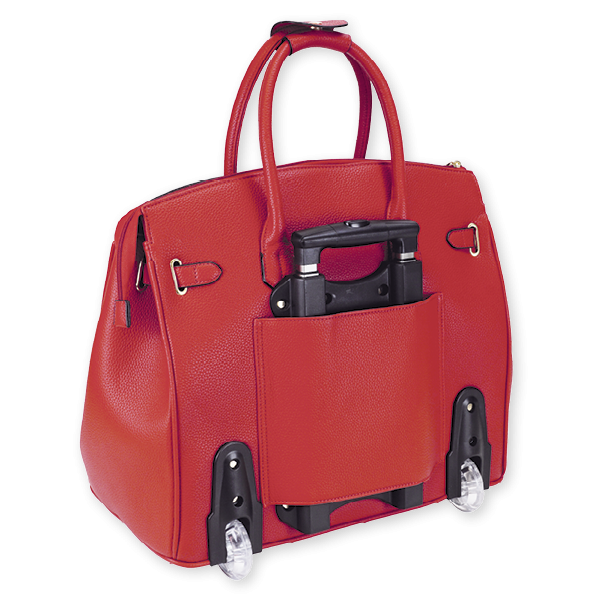 Handtaschen-Trolley "Bella", rot