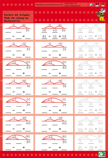 Max Lernkarten Rechnen bis 100
