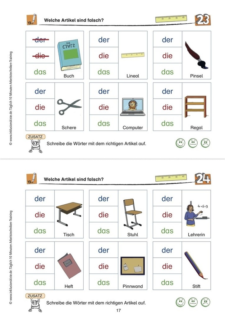 Arbeitstechniken-Training: Lineal PDF