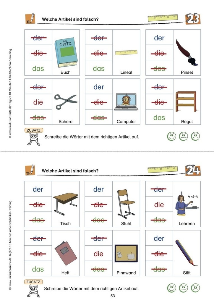 Arbeitstechniken-Training: Lineal PDF