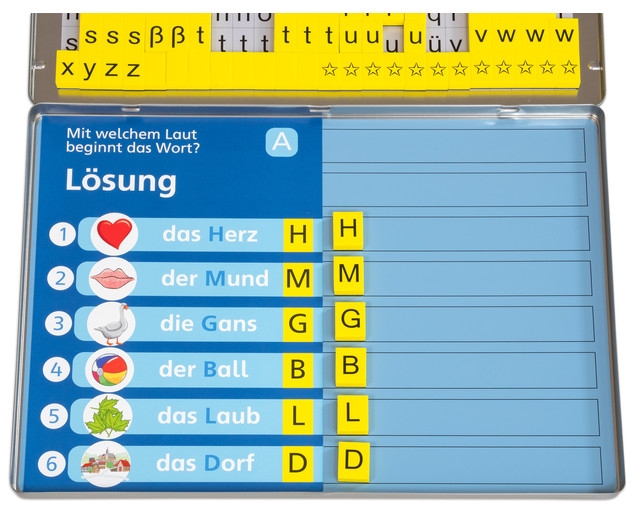 Leserätsel - Übungskarten für die Lese Magnetbox