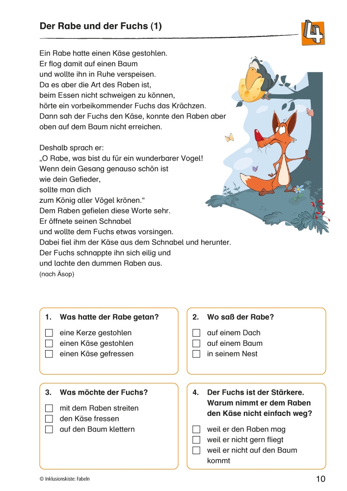 Fabeln in zwei Differenzierungsstufen PDF