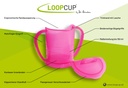 LOOPCUP Becher pink