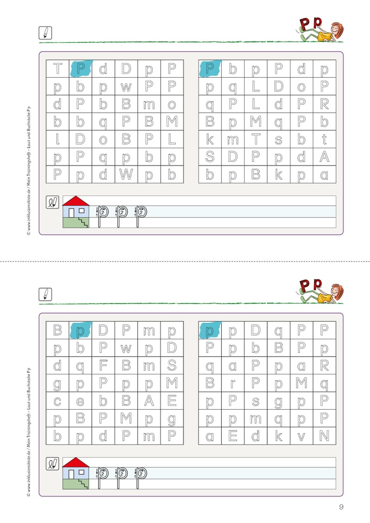 Mein Trainingsheft: Laut und Buchstabe P p PDF