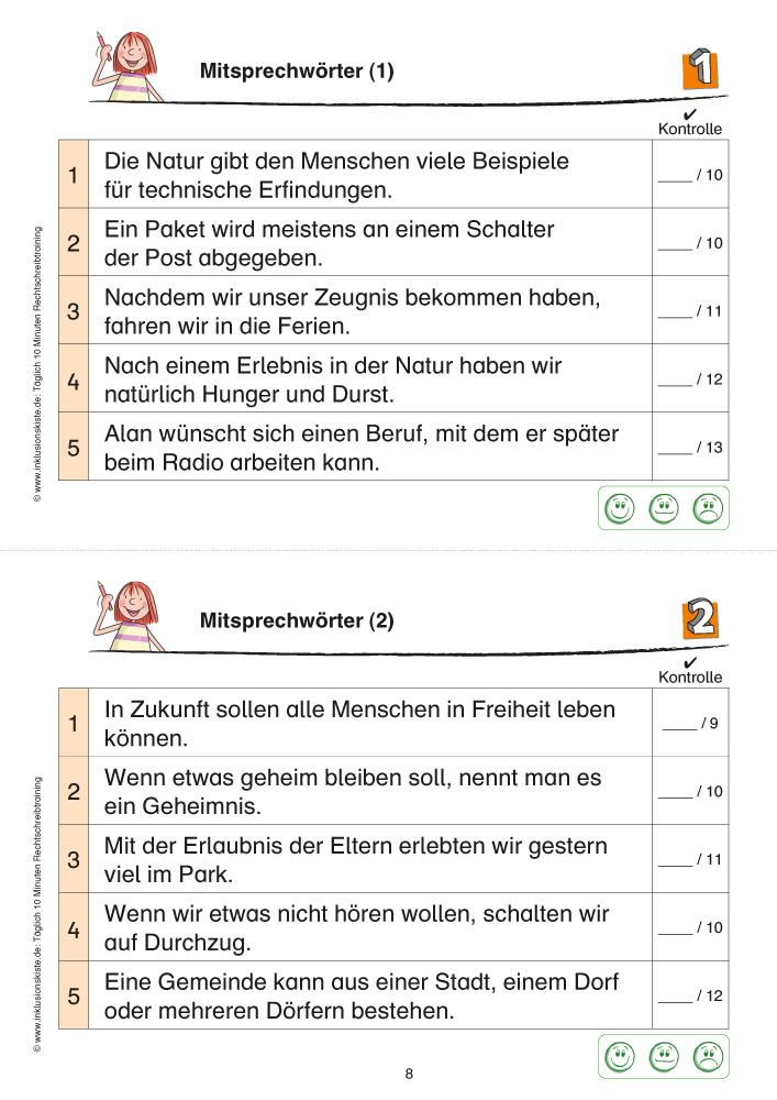 Rechtschreibtraining Satz des Tages (Klasse 3/4) E-Book