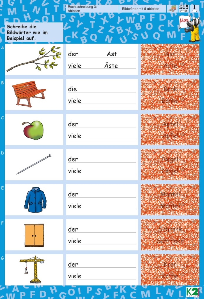 Max Rechtschreibung 3: Ableiten