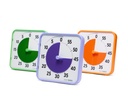 Gruppen TimeTimer 19 x 19 cm 3er-Set Farbkollektion 2