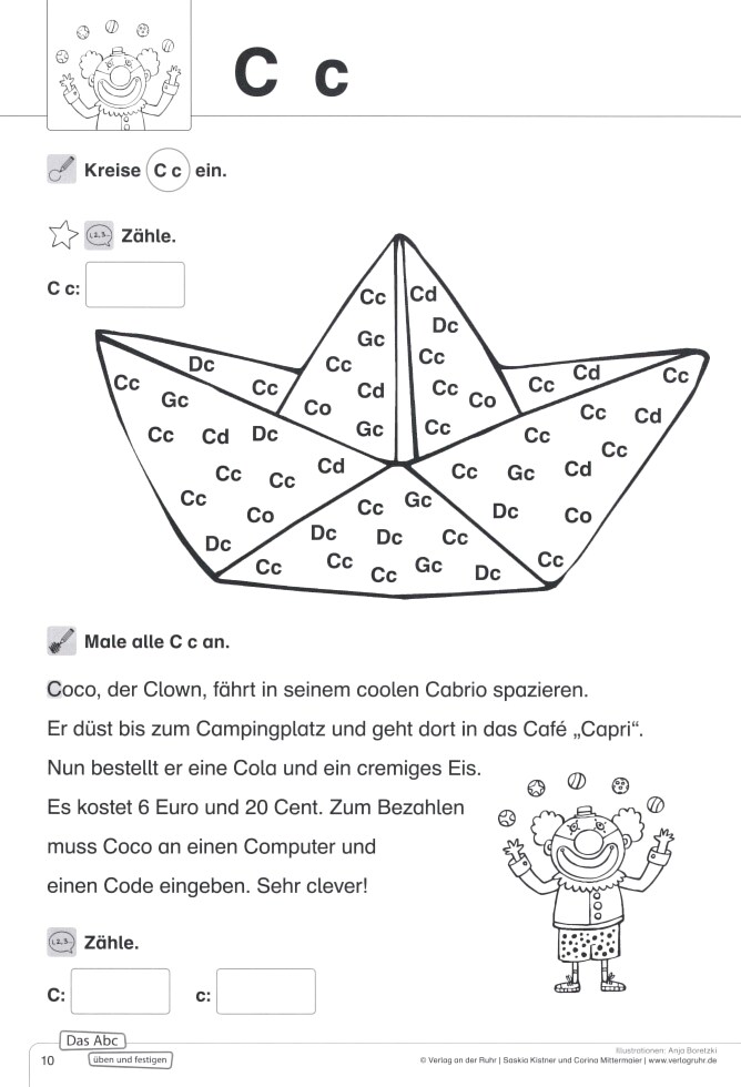 Das Abc üben und festigen - Kopiervorlagen