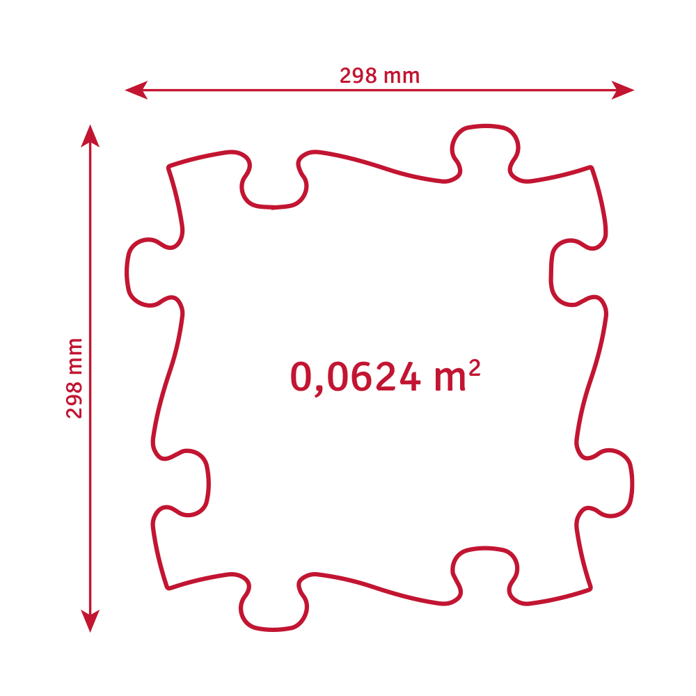 Orthopädische Matten-Set - Klein, 6 Teile