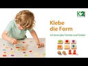 Klebe die Form