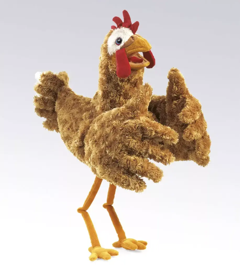 Handpuppe Huhn