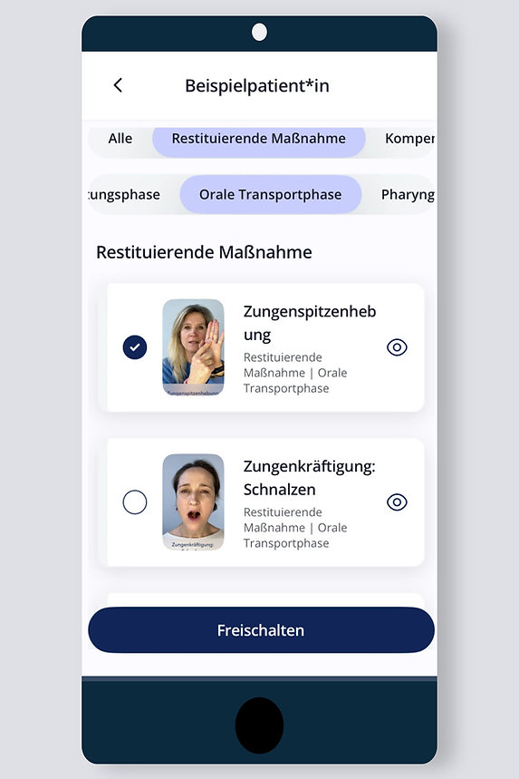 phagifit - App für die Dysphagietherapie