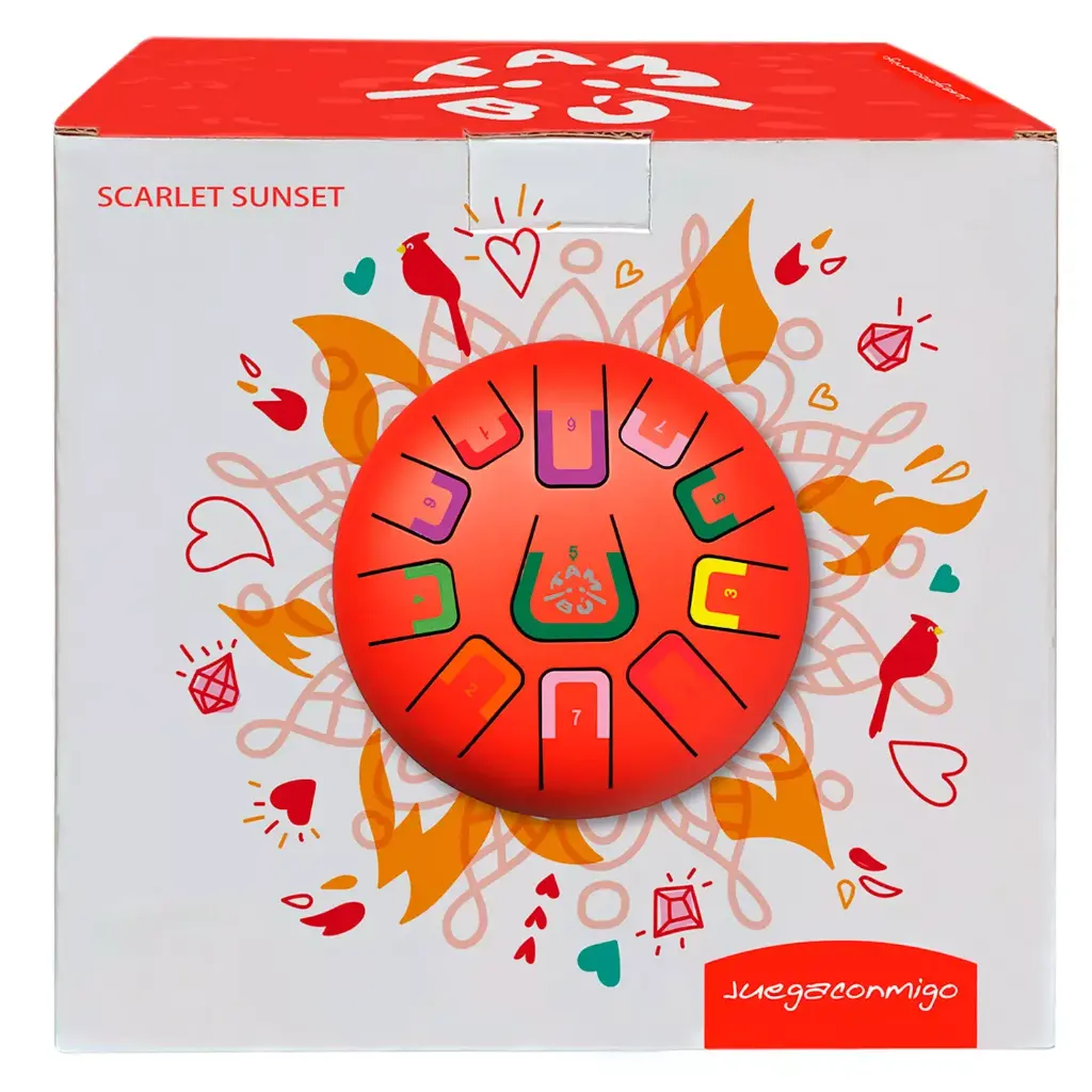 Tambu Steel Drum - Scarlet Sunset (Matt Red)