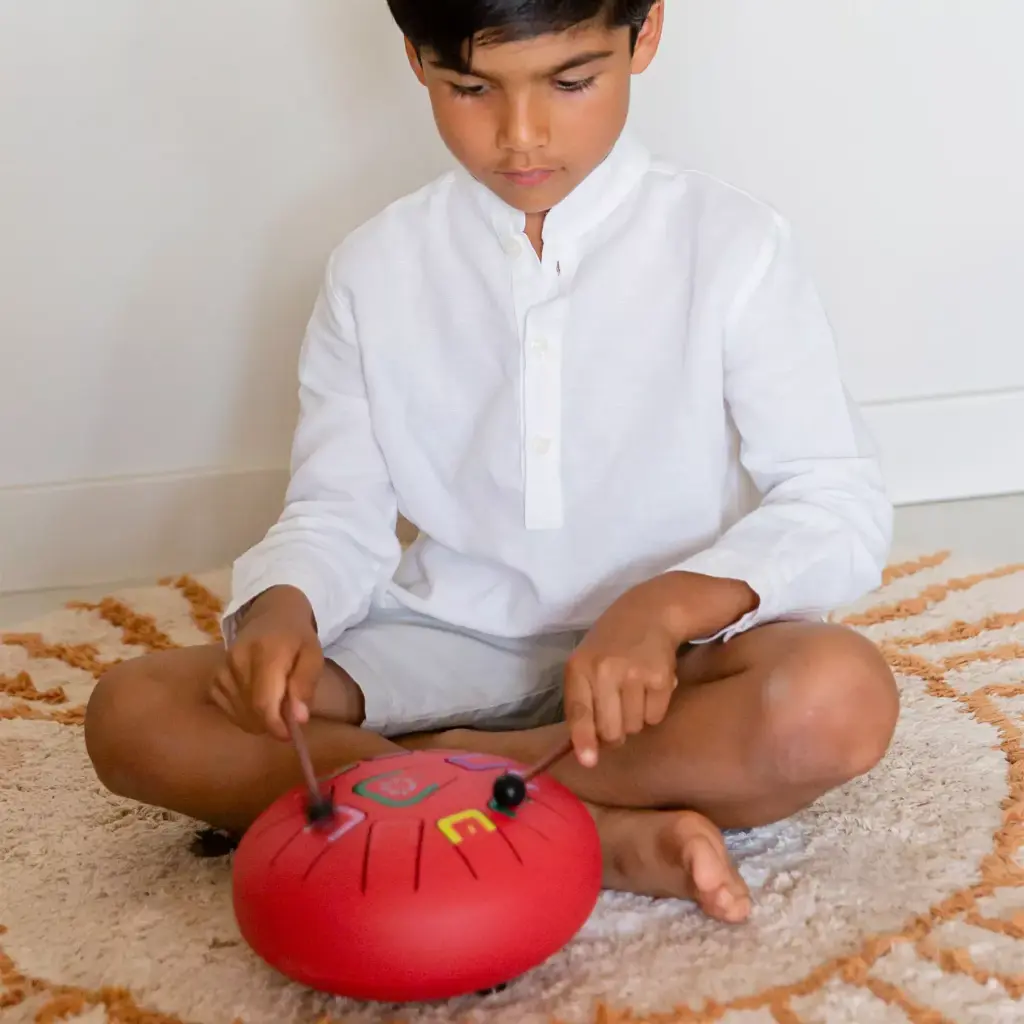 Tambu Steel Drum - Scarlet Sunset (Matt Red)