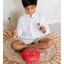 Tambu Steel Drum - Scarlet Sunset (Matt Red)