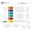 Connetix Magnetbausteine Kugelbahn Rainbow Ball Run Pack - 92 Teile