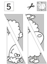 Puzzles ausschneiden, aufkleben und ausmalen PDF