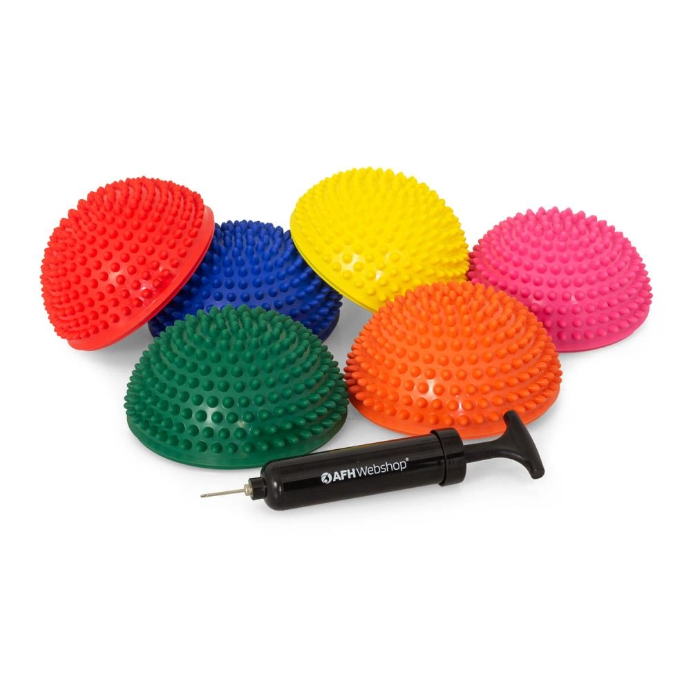 Balancierigel Soft Ø 16 cm, 6er Set + Pumpe