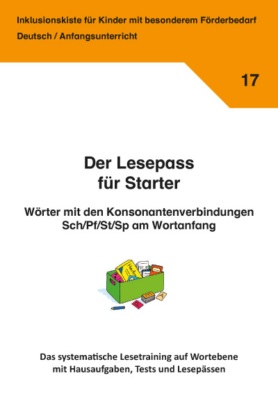 Lesepass für Starter Wörter mit Konsonantenhäufungen Sch/Pf/St/Sp am Wortanfang PDF