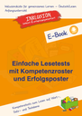 Einfache Lesetests mit Kompetenzraster und Erfolgsposter E-Book