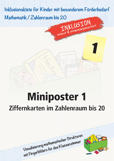 Miniposter 1: Ziffernkarten mit Fingerbildern bis 20 PDF