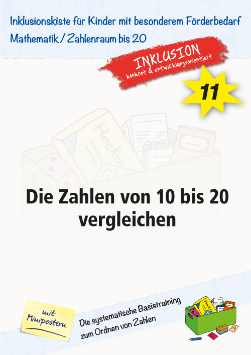 Die Zahlen von 10 bis 20 vergleichen PDF