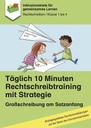 Rechtschreibtraining  Satzanfang PDF