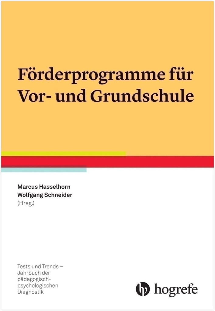 Förderprogramme für Vor- und Grundschule