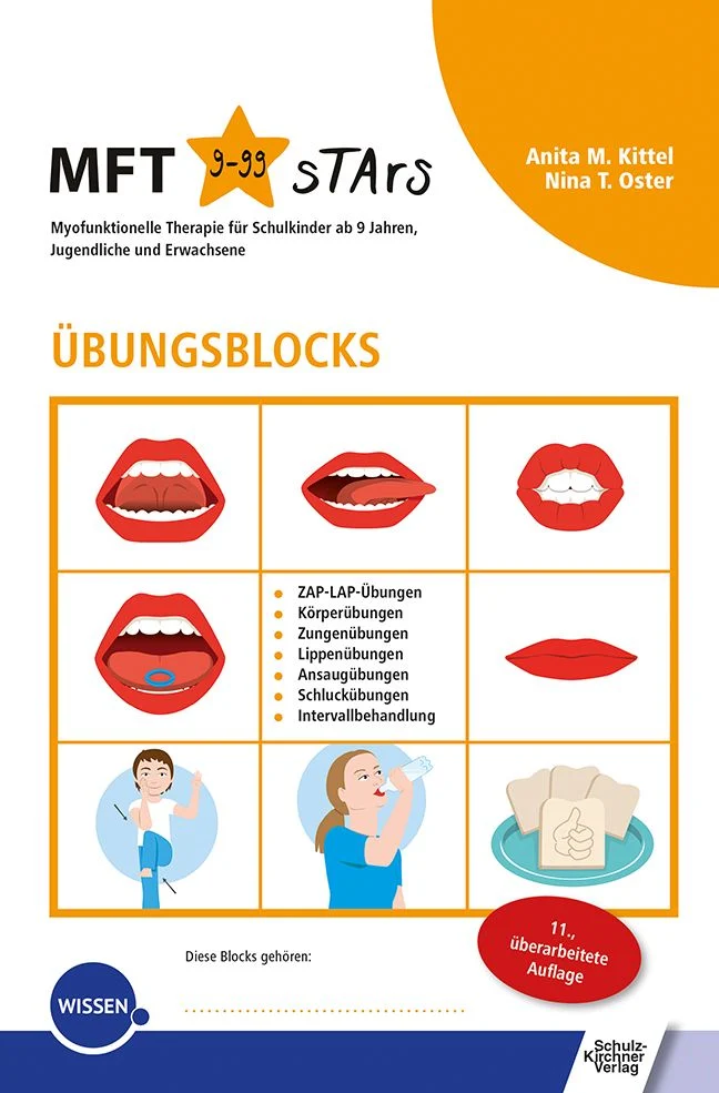 MFT Myofunktionelle Therapie - Übungsblock