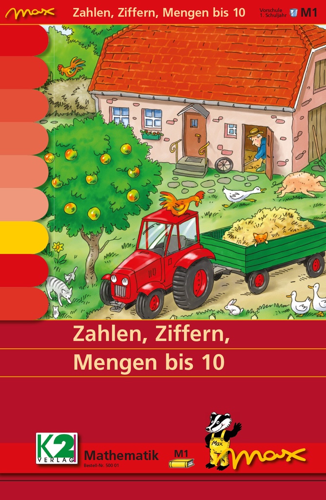 Max Lernkarten Zahlen, Ziffern, Mengen bis 10