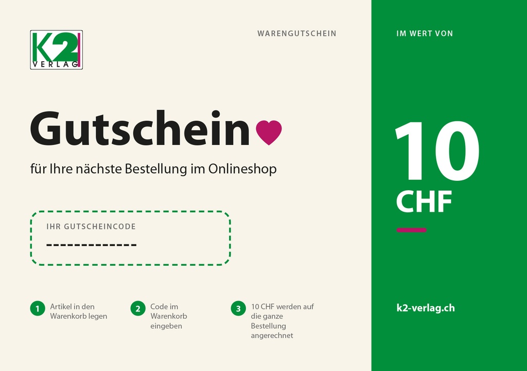 K2 Einkaufsgutschein  10 Franken